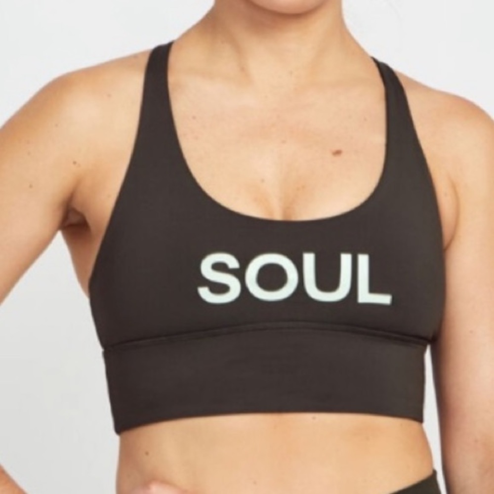 Lululemon x SoulCycle Free To Be Moved Dark Olive Sports Bra